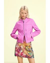 Desigual - Jacket Faux Leather, Polyurethane - Lyst
