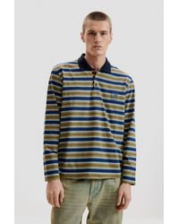Desigual - Striped Polo T-Shirt - Lyst