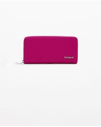 Desigual - Plain L Wallet, Polyamide - Lyst