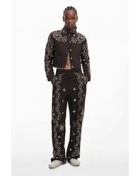 Desigual - Mirror Long Pants, Cotton - Lyst