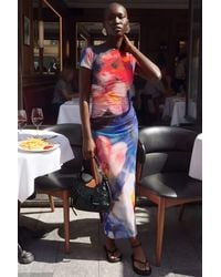 Desigual - Sleeveless Printed Dress, Polyester - Lyst