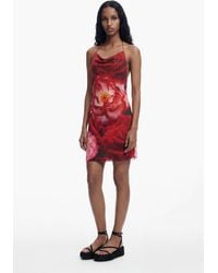 Desigual - Tyler Mcgillivary Mini Floral Dress, Polyester - Lyst