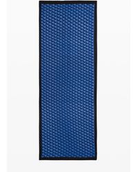 Desigual - Rectangular Scarf With Logo, Polyester - Lyst