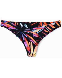 Desigual - Tropical Bikini Bottoms - Lyst