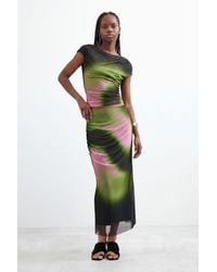 Desigual - Pencil Knit Skirt, Polyester - Lyst