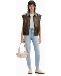 Desigual - Slim Push-Up Jeans, Cotton - Lyst
