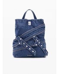 Desigual - Mini Denim Backpack, Cotton - Lyst