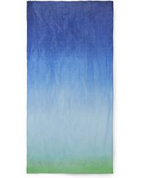 Desigual - Rectangular Pleated Dégradé Foulard, Polyester - Lyst