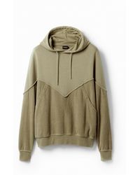 Desigual - Two-Tone Sweatshirt, Cotton - Lyst
