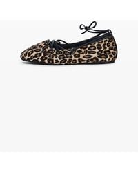 Desigual - Leather Print Ballerina, Cow Leather - Lyst