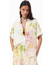 Desigual - Short-Sleeved Floral Shirt, Viscose - Lyst