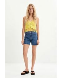 Desigual - Crochet Crop Top, Cotton - Lyst