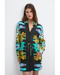 Desigual - Long Sleeve Dress M C Lacroix, Viscose - Lyst
