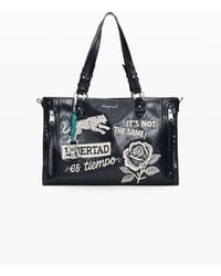 Desigual - Medium Bag, Polyurethane - Lyst