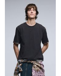 Desigual - Short-Sleeved T-Shirt Seam Details, Cotton - Lyst