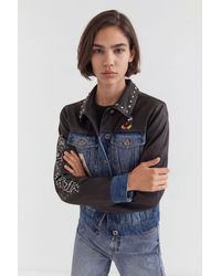 Desigual - Mickey Mouse Hybrid Quilted Jacket - Lyst