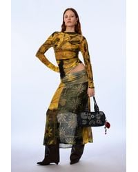 Desigual - Thin Printed Sweater, Viscose - Lyst