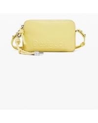 Desigual - Medium Crossbody Wallet With Logo, Polyurethane - Lyst