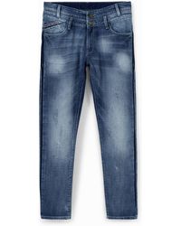 Desigual - Side Band Jeans - Lyst