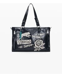 Desigual - Medium Bag, Polyurethane - Lyst