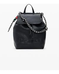 Desigual - Medium Braided Backpack, Polyurethane - Lyst