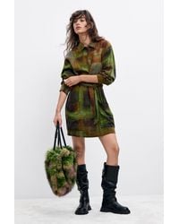 Desigual - Long-Sleeved Dress M. C. Lacroix, Lyocell - Lyst