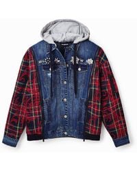 Desigual - Hybrid Denim Jacket - Lyst