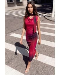 Desigual - Asymmetric Draped Dress, Polyester - Lyst
