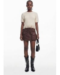 Desigual - Cargo Miniskirt, Polyester - Lyst