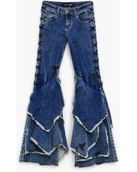 Desigual - María Escoté Denim Pants, Cotton - Lyst