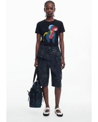 Desigual - Collina Strada Jort Bermuda, Cotton - Lyst