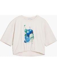 Desigual - Puff-Sleeve Fruit T-Shirt, Cotton - Lyst