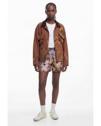 Desigual - Collina Strada Boxer Bermuda, Cotton - Lyst