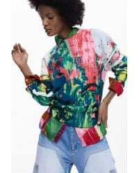 Desigual - Arty Printed Sweater - Lyst