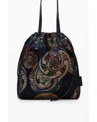 Desigual - M. Christian Lacroix Large Bucket Bag, Polyester - Lyst