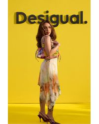 Desigual - Asymmetric Sleeveless Dress, Polyester - Lyst