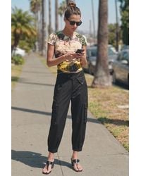 Desigual - Cargo Capri Pants, Polyester - Lyst