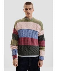 Desigual - Stitch Knit Sweater, Cotton - Lyst