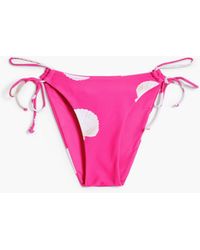 Desigual - Fuchsia Shell Bikini Bottoms - Lyst