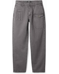 Desigual - Straight Cargo Trousers, Cotton - Lyst