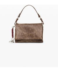 Desigual - Medium Faux Leather Bag, Polyurethane - Lyst