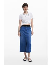 Desigual - Two-Tone Skirt - Lyst