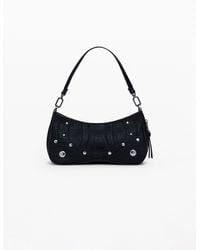 Desigual - Small Embroidered Faux Leather Bag - Lyst