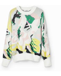 Desigual - Oversized Arty Sweater - Lyst