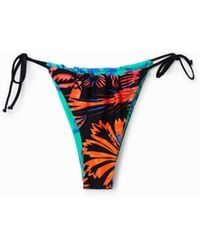 Desigual - Reversible Bikini Bottoms - Lyst