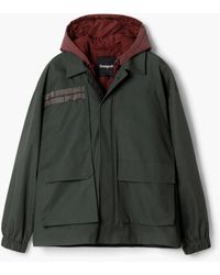 Desigual - Windbreaker With Hood - Lyst