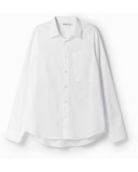 Desigual - Patchwork Poplin Shirt, Cotton - Lyst