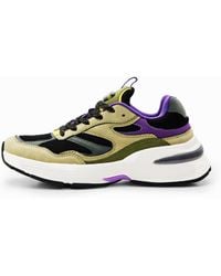 Desigual - Patchwork Running Sneakers - Lyst