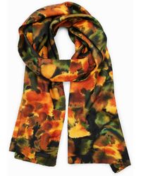 Desigual - Geschenkbox Schal Und Mütze Aquarell, Polyester, Schwarz - Lyst