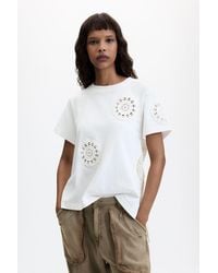 Desigual - Embroidered T-Shirt - Lyst